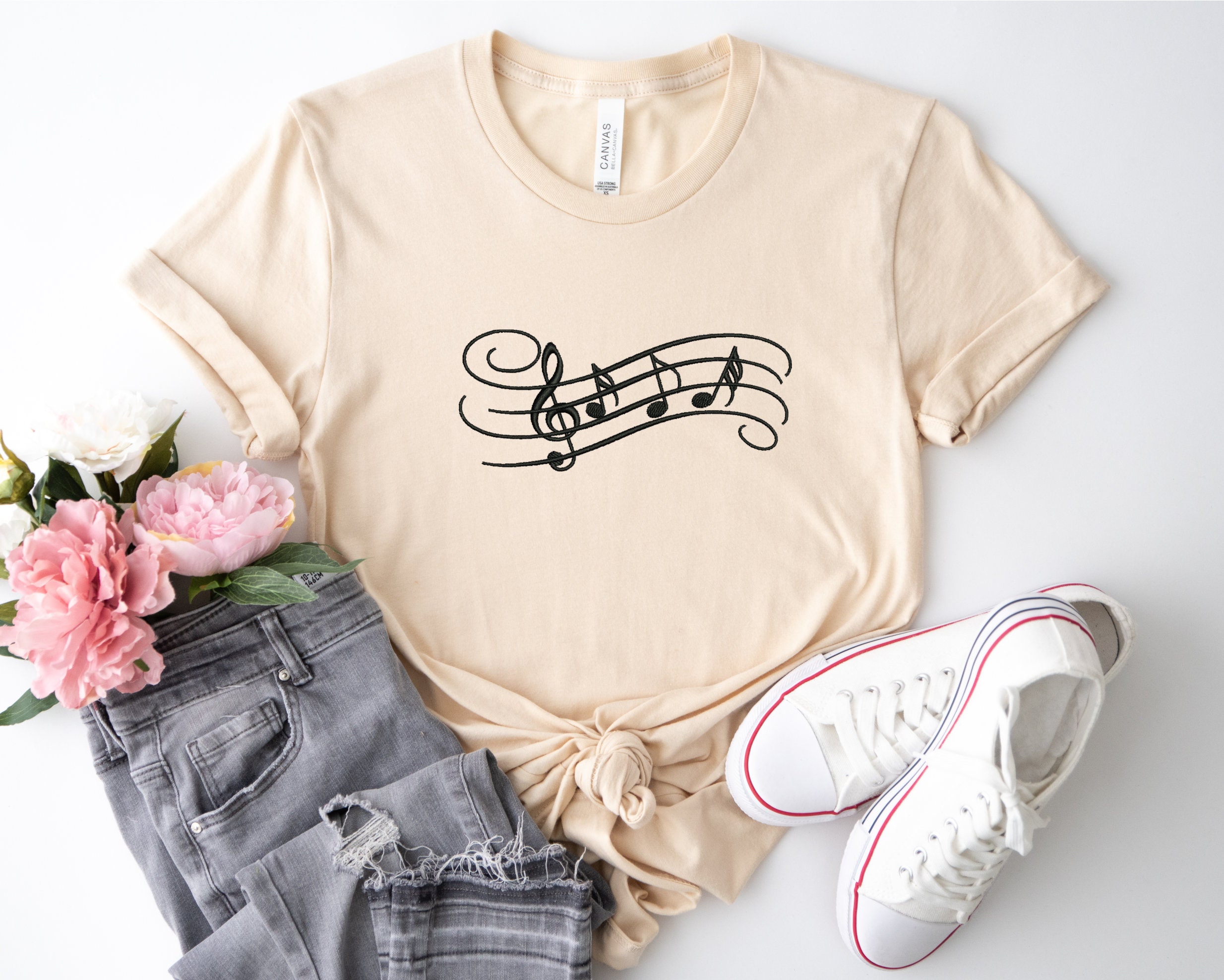 Music Notes Embroidery Patterns | Musical Note DST File | Music Note ...