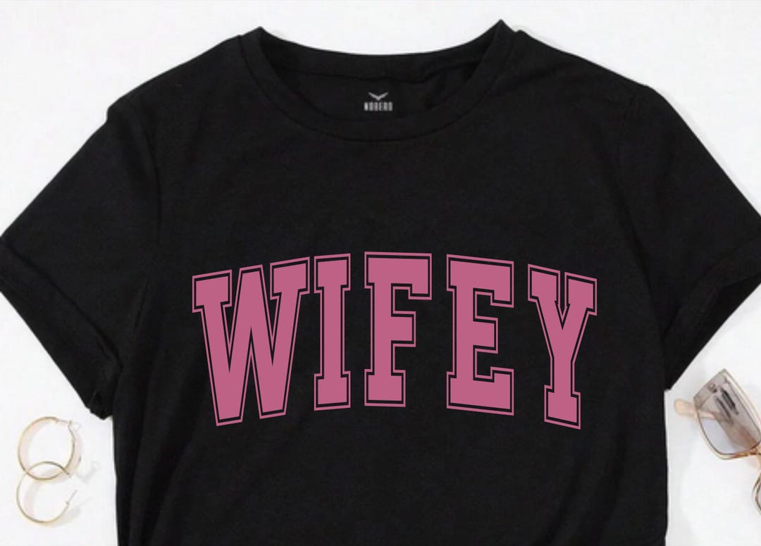 Wifey Svg, Wife Png, Wifey Hubby Wedding Vector File, Wifey Letters ...