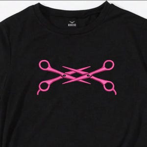Lesbian Scissor Machine Embroidery Designs | Lesbian Gift Embroidery Patterns | Scissor Embroidery Files | Lesbian Queer DST Embroidery File