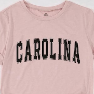 Carolina Svg, Carolina Png, Carolina Letters Vector File, Carolina Letters Svg Cut File For Cricut Silhouette Png Eps Dxf Printable Files