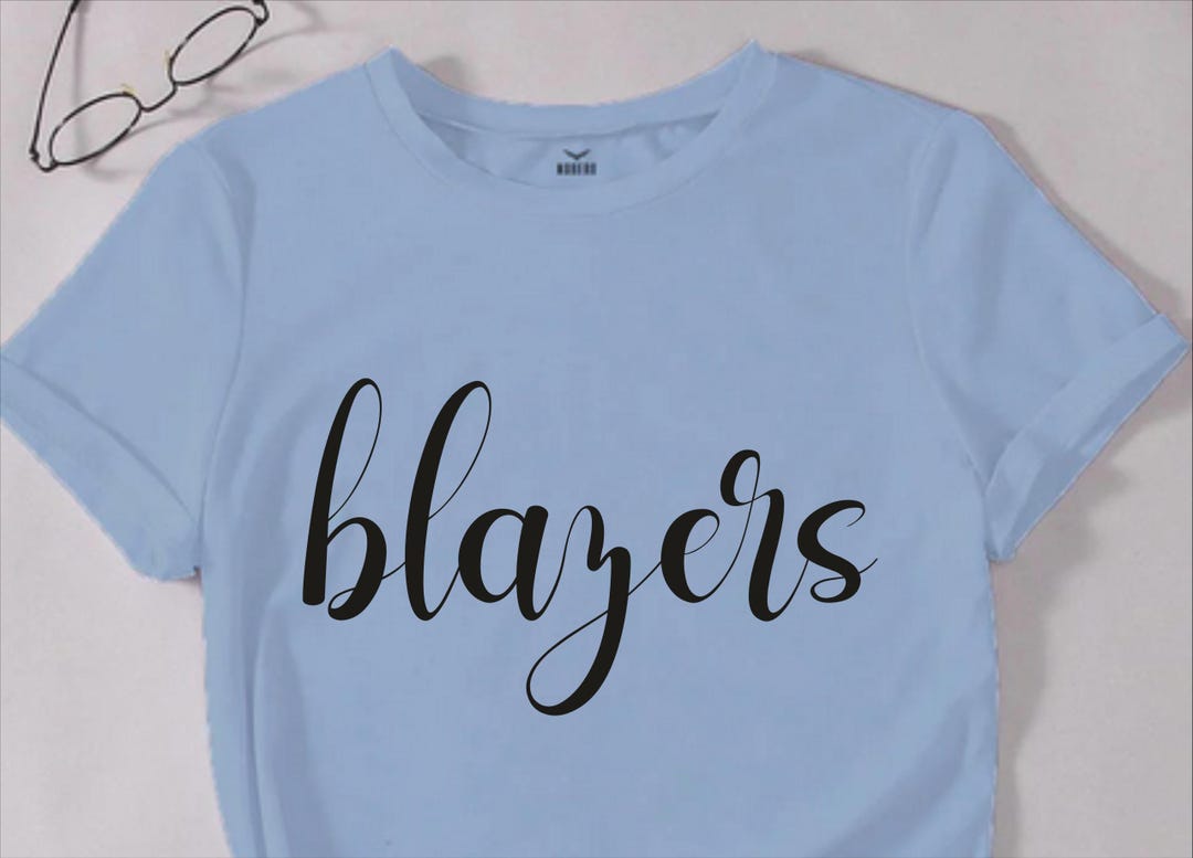 Blazers Svg, Blazers Letters Png, Blazers Font Vector File, Blazers ...