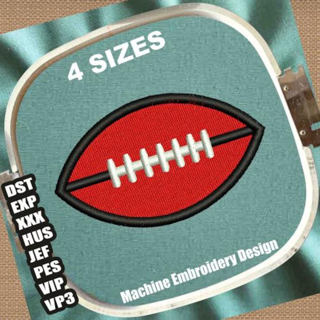 Football Machine Embroidery Designs | Football Ball Embroidery Pattern ...