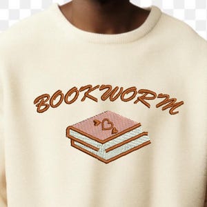 Bookworm Machine Embroidery Designs | Book Love Embroidery Patterns | Books Embroidery Files | School Book Dst Pes Jef Exp Embroidery Files