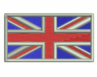Union Jack Flag Embroidery Design | United Kingdom Flag Embroidery Design Pattern | UK Flag Embroidery Design