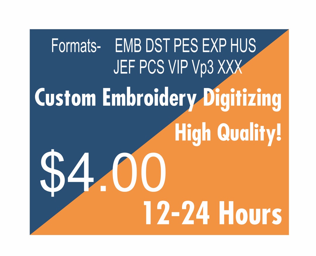 Custom Embroidery Digitizing, Convert Graphics Into Embroidery File