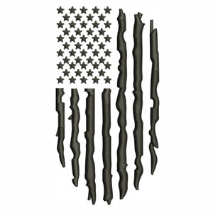 USA Flag Machine Embroidery Design | American Flag Embroidery Design Pattern | USA Flag Embroidery Design DST Pes Format