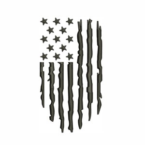 American Flag Machine Embroidery Design | USA Flag Embroidery Design Pattern | American Flag Embroidery Design DST PES Format