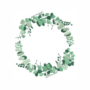 Olive Laurel Wreath Embroidery Design | Olive Wreath Pes file | Laurel Wreath Dst file | Olive Wreath Embroidery Design | Wreath Sew file