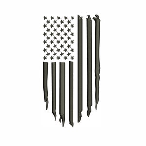 Distress USA Flag Embroidery Design | American Flag Embroidery Design Pattern | USA Flag Embroidery Design DST Pes Format