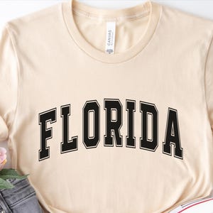 Letras de Florida Svg, Florida Png, Archivo vectorial de Florida, Fuente de letras de Florida Svg Archivo de corte para Cricut Silhouette Png Eps Dxf Pdf Archivo imprimible