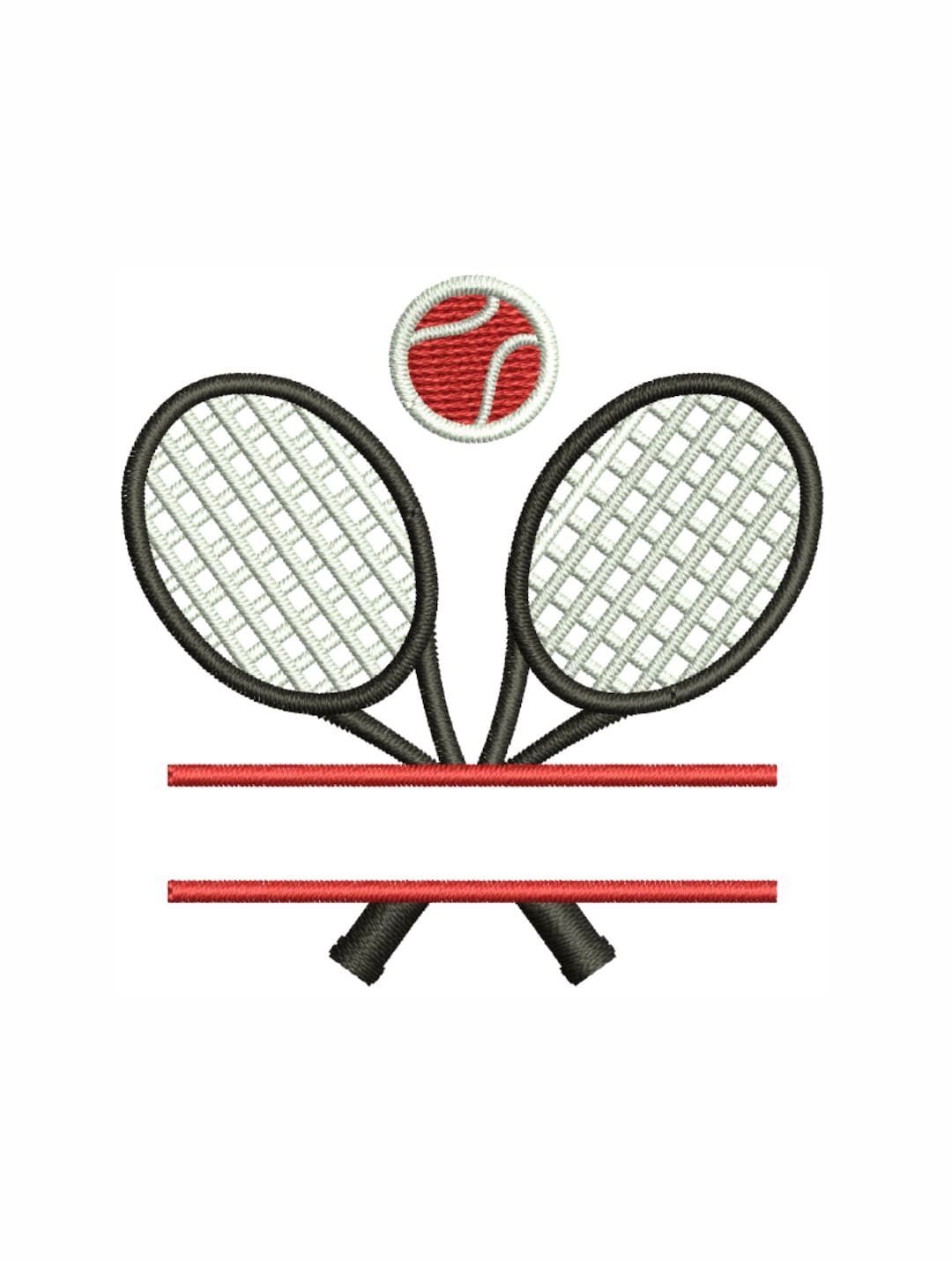 Tennis Racket Logo Embroidery Design Tennis Racket Logo Dst File Tennis