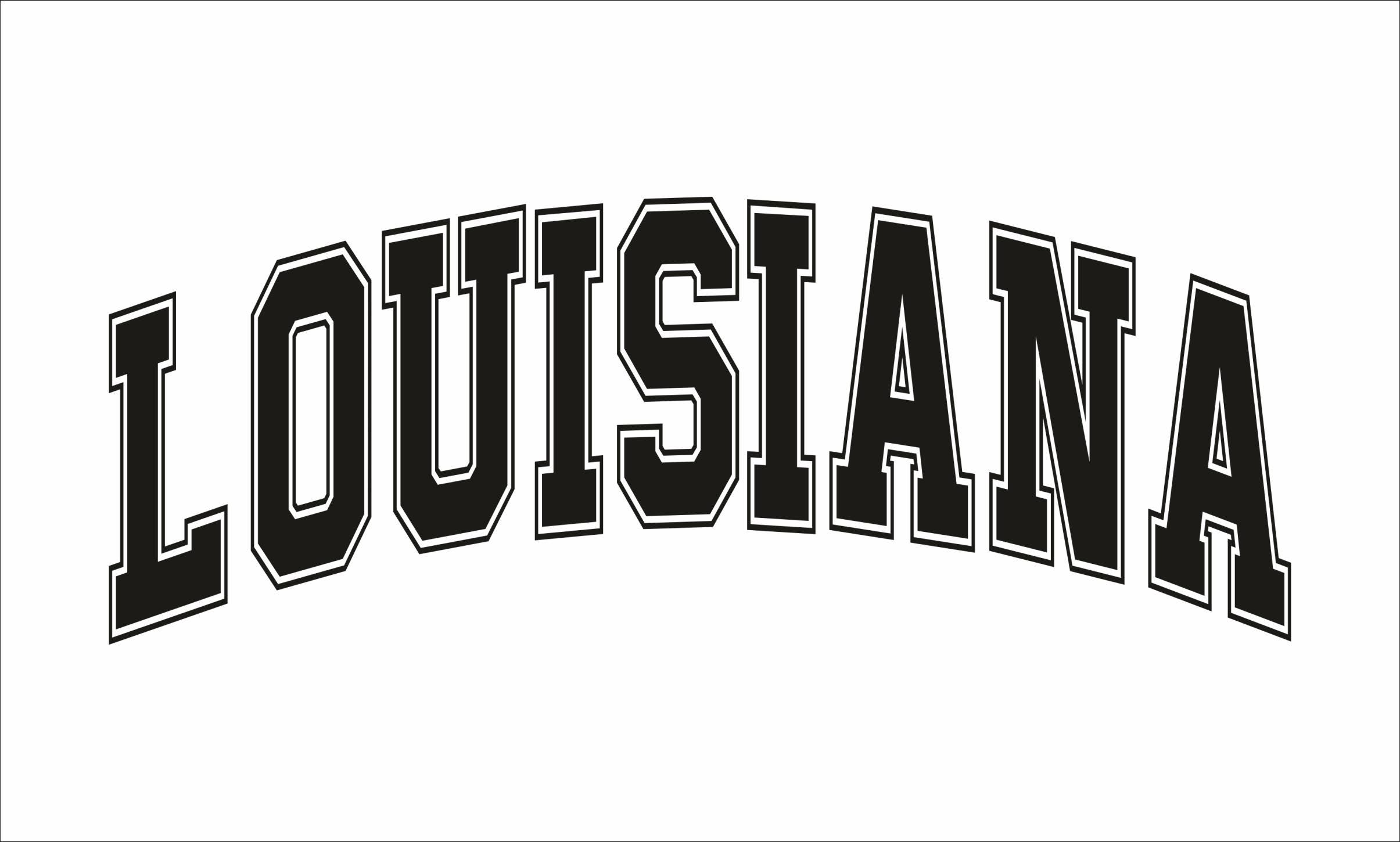La Sign Lettering Louisiana Svg, Louisiana Font Png, Louisiana Letters Vector File ...