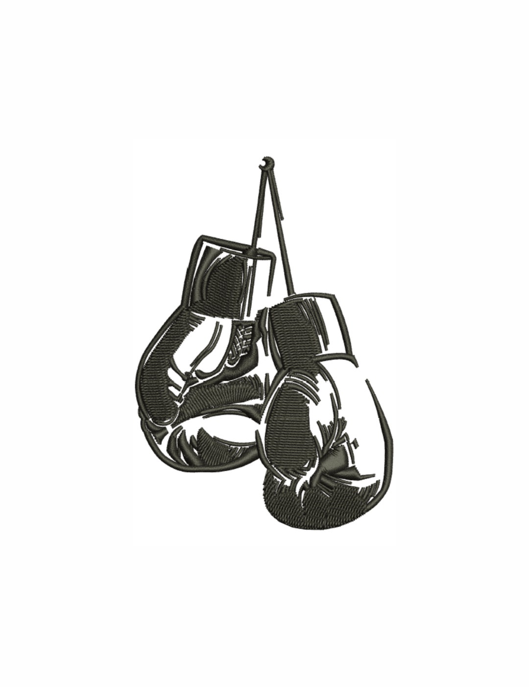 Boxing Gloves Embroidery Design Boxing Logo Machine Embroidery Design
