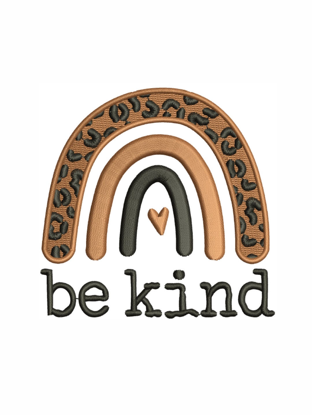 Be Kind Embroidery Design Rainbow Be Kind Embroidery Design Etsy