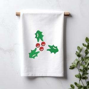 Christmas Holly Leaf Embroidery Patterns Holly Leaf Pes File Christmas Holly Dst File Holly Leaf Happy Christmas Embroidery Designs image 5