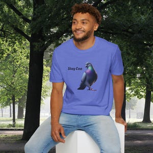 Cute Stay Coo Pigeon Dove T-Shirt, Pigeon Dove Stay Coo Tee, Bird Lover Gift, Funny Dove Pigeon Tee, Dove Pigeon Bird Lover Tee, Nature Love