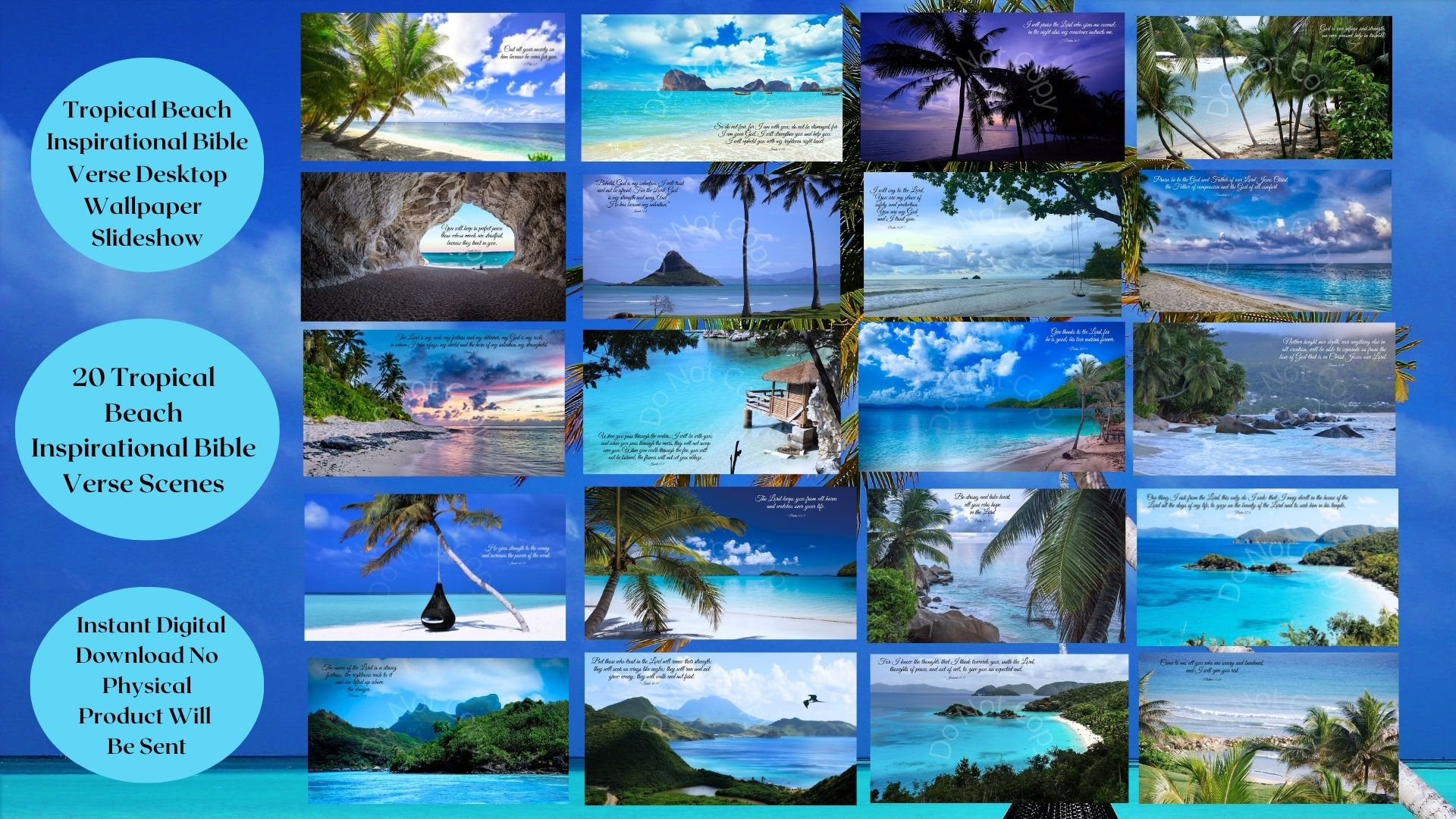 Tropical Slideshow Christian Tropical Beach Bible Verse Desktop Wallpaper Slideshow ...
