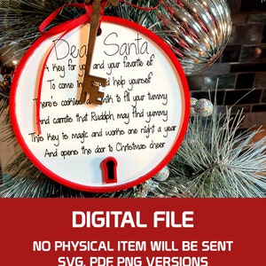 ARCHIVO DIGITAL - Santa Key, archivo listo para láser. SVG, png pdf ai versiones - dos versiones clave