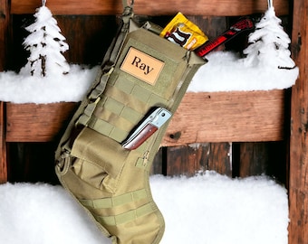 Custom Tactical Christmas Stocking - perfect for the first responder, military member or outdoor person