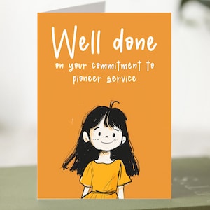 JW Congrats Card For New Regular Pioneer | Appreciation Card | Encouragement Card | Greeting Card | Printable | JW Gift