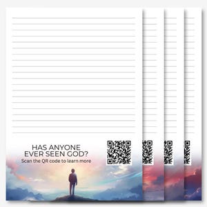 ¿Alguien ha visto alguna vez a Dios? / Preguntas bíblicas respondidas / Papelería para escribir cartas de los TJ / Papel para escribir cartas / Imprimibles de los TJ / QR