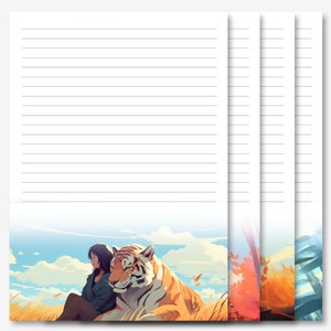 20 Paradise Stationery | JW Letter Writing Stationery Paper Template