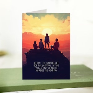 JW Card | Printable Encouragement Card | Sunrise in Paradise | Instant Download