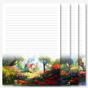 JW Letter Writing Stationery | Letter Writing Paper | JW Printable | Cozy Cottage Stationery