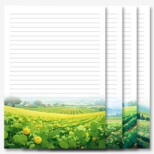 JW Letter Writing Stationery | Letter Writing Paper | JW Printable | Potato Farm Stationery