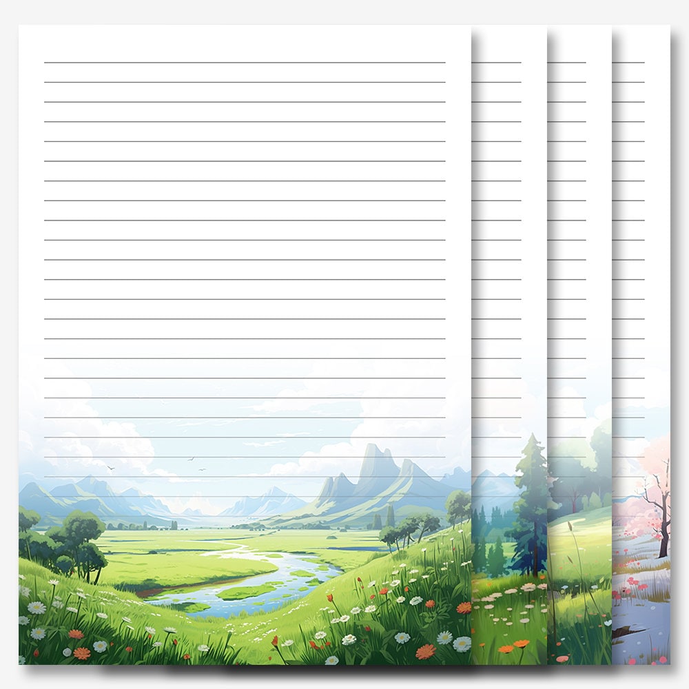 JW Letter Writing Stationery Letter Writing Paper JW Etsy Australia