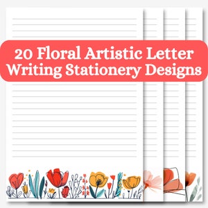 JW Letter Writing Stationery Paper Template