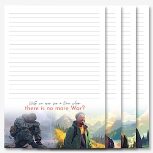 An End to Wars | 2025 September Campaign | JW Letter Writing Stationery | Letter Writing Paper | JW Printable | A4 Pdf