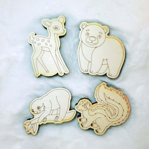 Forest Animal Magnets SVG