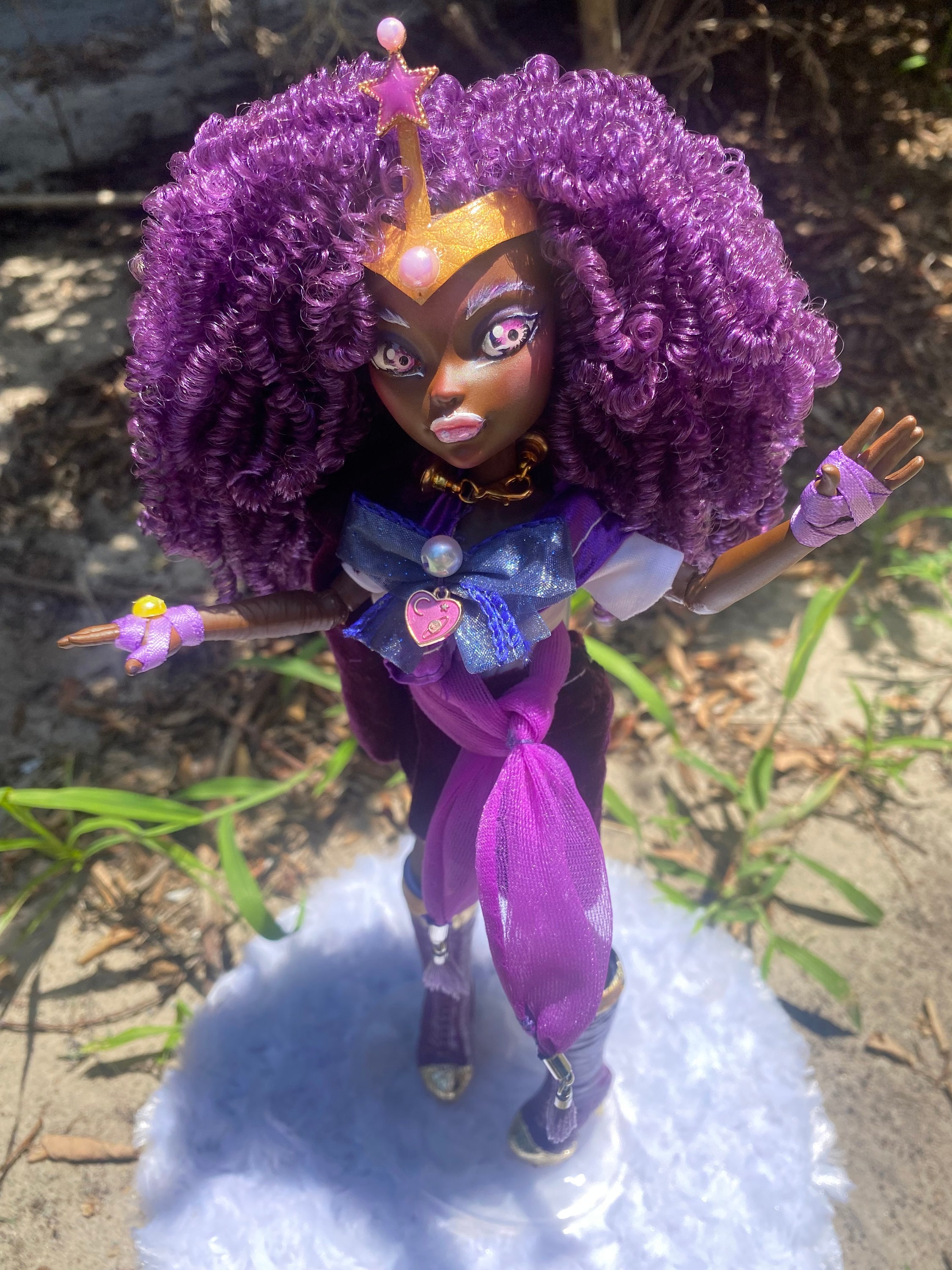 Sailor Io, A Sailor Scout inspired Monster High Custom
