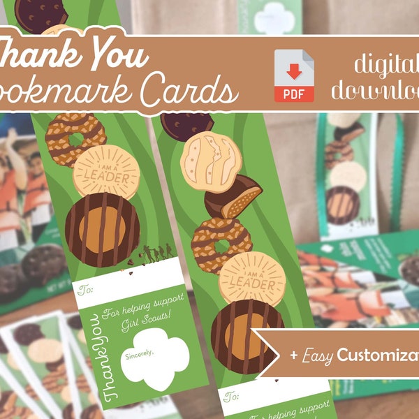 Thank You Bookmark - Etsy