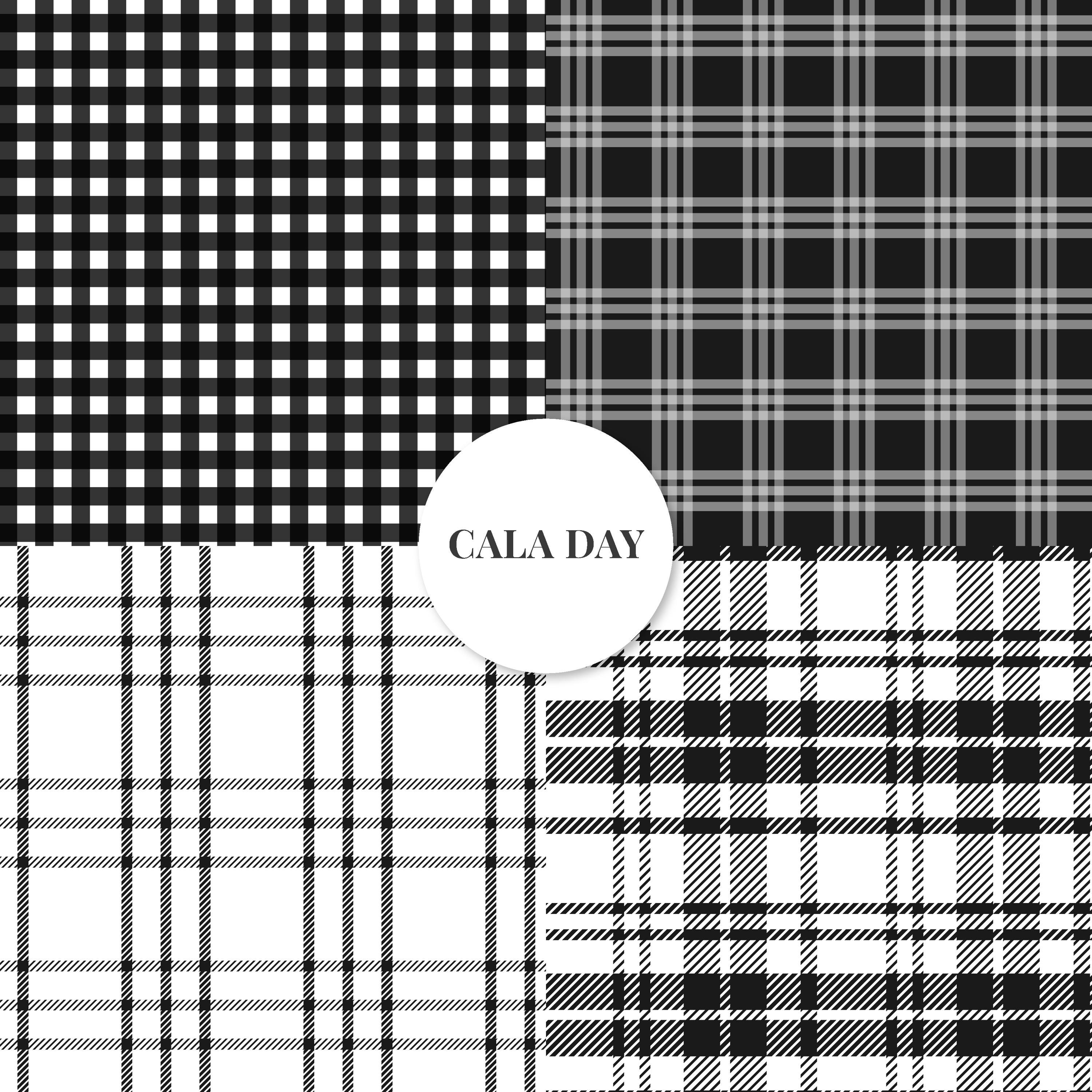 Scrapbook Paper Pack, Digital Paper, Classic Black Collection, Minimal ...
