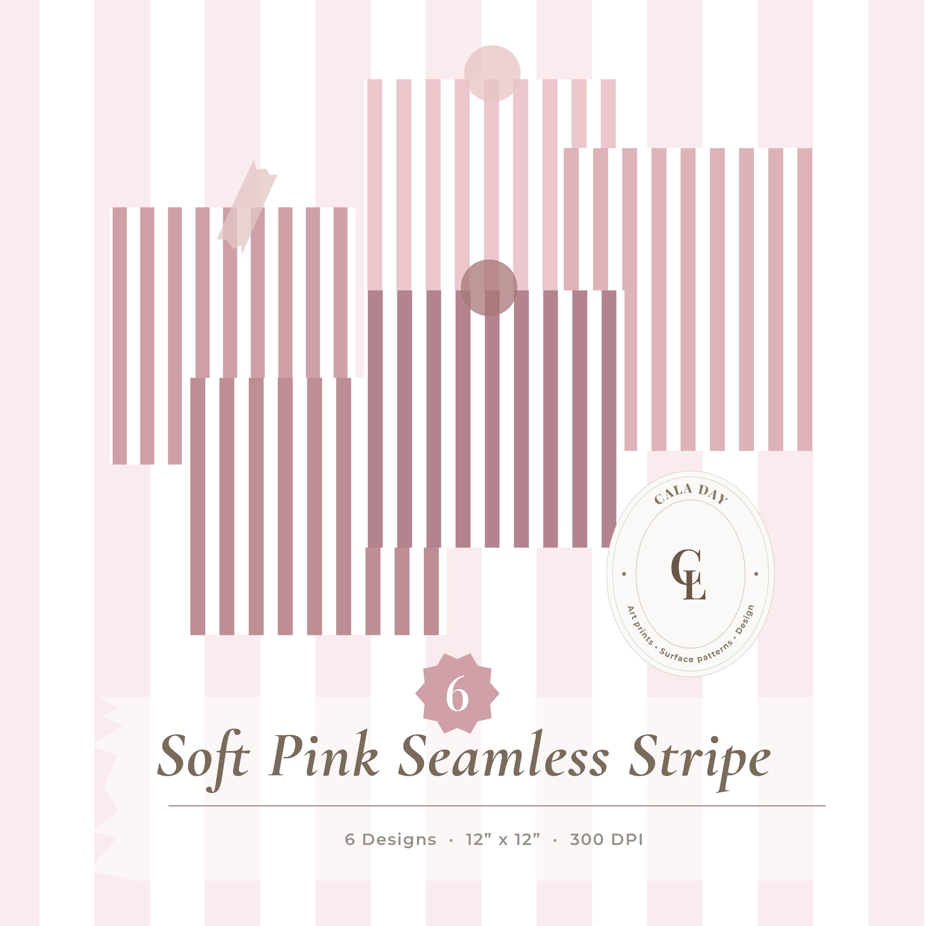 Digital Paper Pack, Scrapbook Paper Pack, Pink Stripe Pattern ...