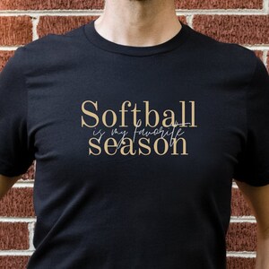 Softball is My Favorite Season Shirt, Unisex Softball Shirt, Softball Season Shirt, Sport Mom Shirt, Game Day Shirt, Softball Lover Shirt