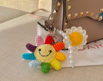Portachiavi con ciondolo a forma di faccina sorridente - Regalo sotto i 25 anni