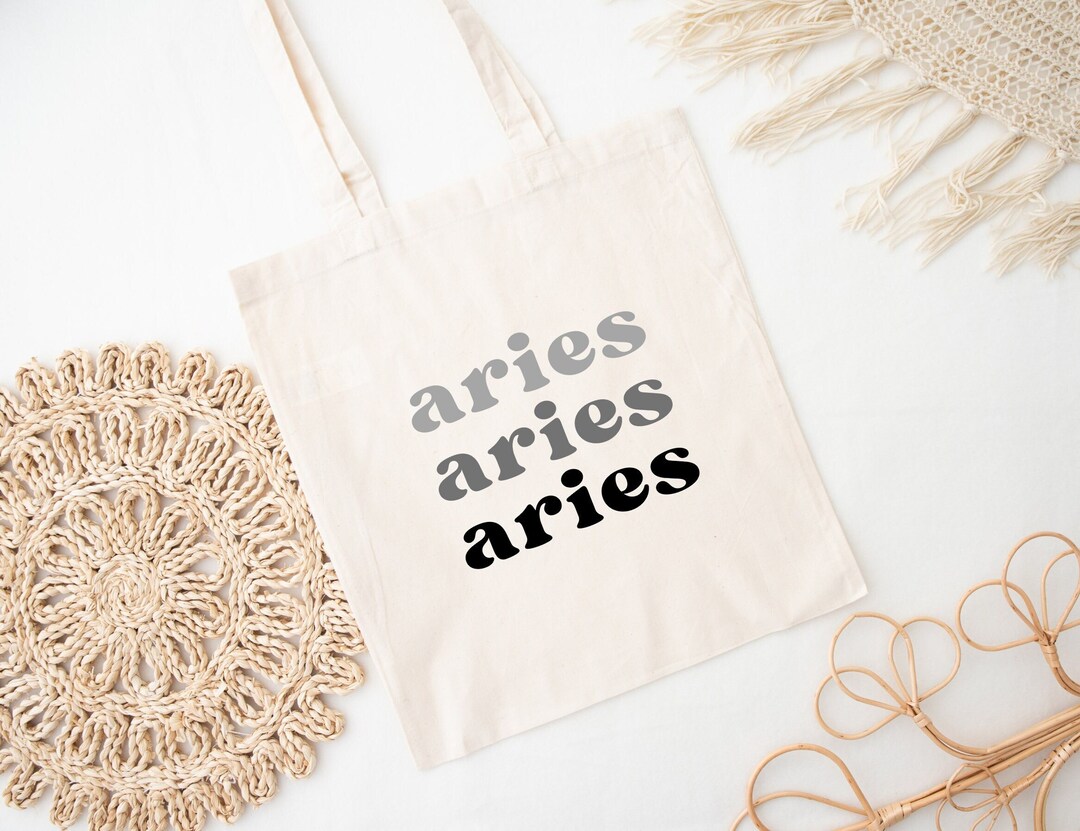Aries Energy Tote Bag Gift for Aries Women Aries Horoscope Etsy