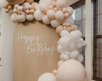double stuffed apricot boohoo balloon garland kit, balloon arch, baby shower, bridalshower, wedding, birthday party decoration ,