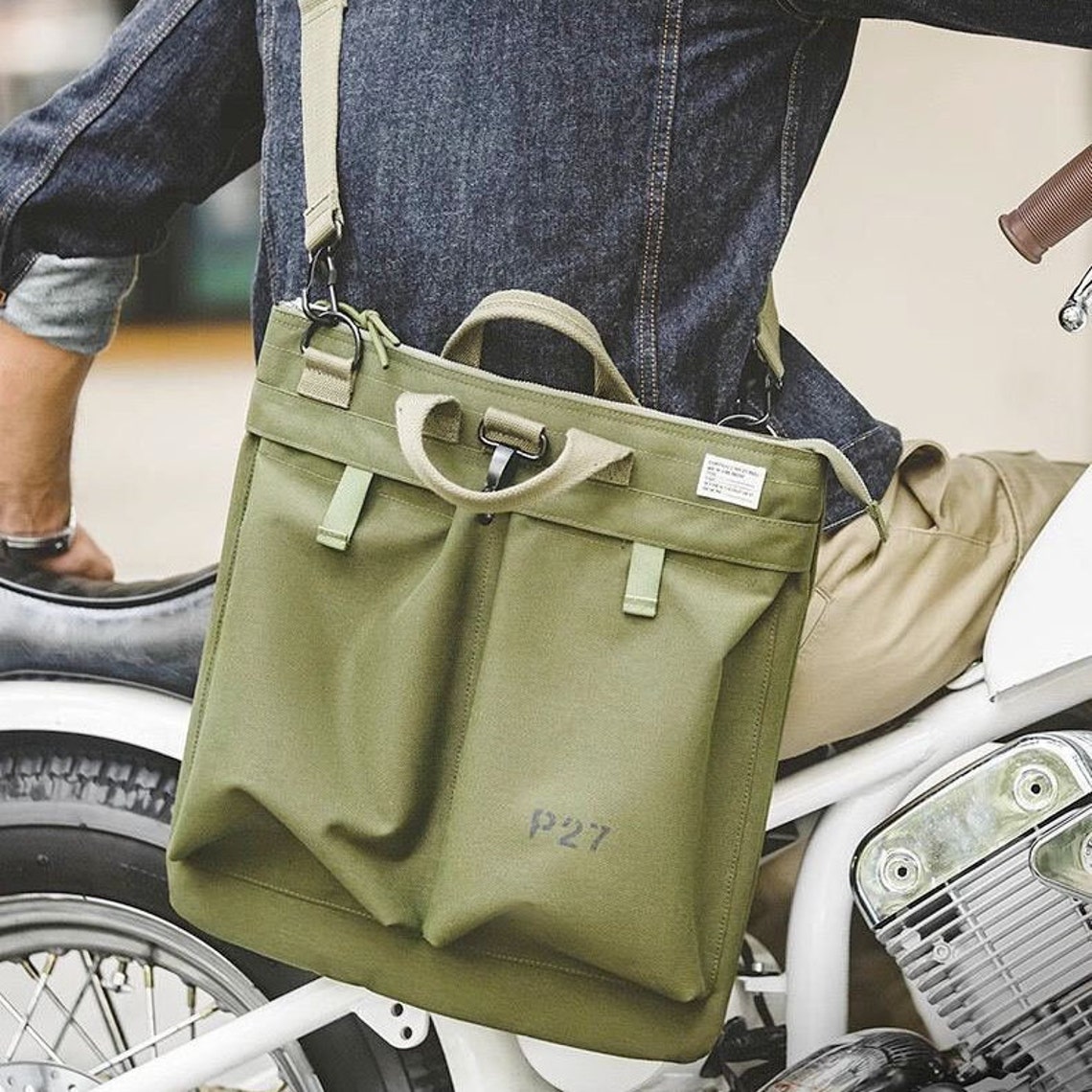 Canvas Bag for Man, Canvas Crossbody Bag, Large Messenger Bag Men, Waterproof Laptop Bag Men ...