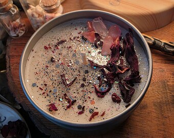 Candele in latta / Candele in cristallo e glitter / Cialde di cera profumata