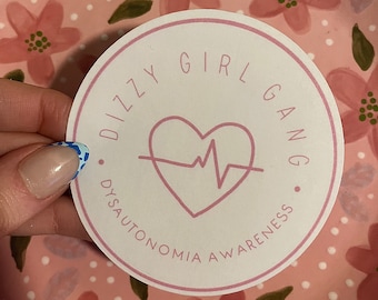 Dizzy Girl Gang- Dysautonmia Sticker
