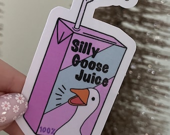 Silly Goose Juice Sticker