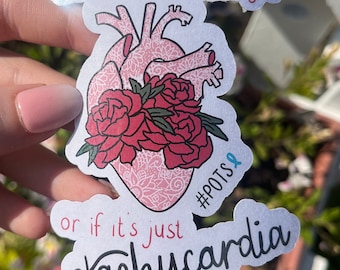 POTS Heart Sticker