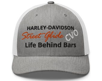Street Glide CVO Life Behind Bars Truckerkeps