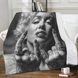Marilyn Monroe Throw Blankets - Etsy