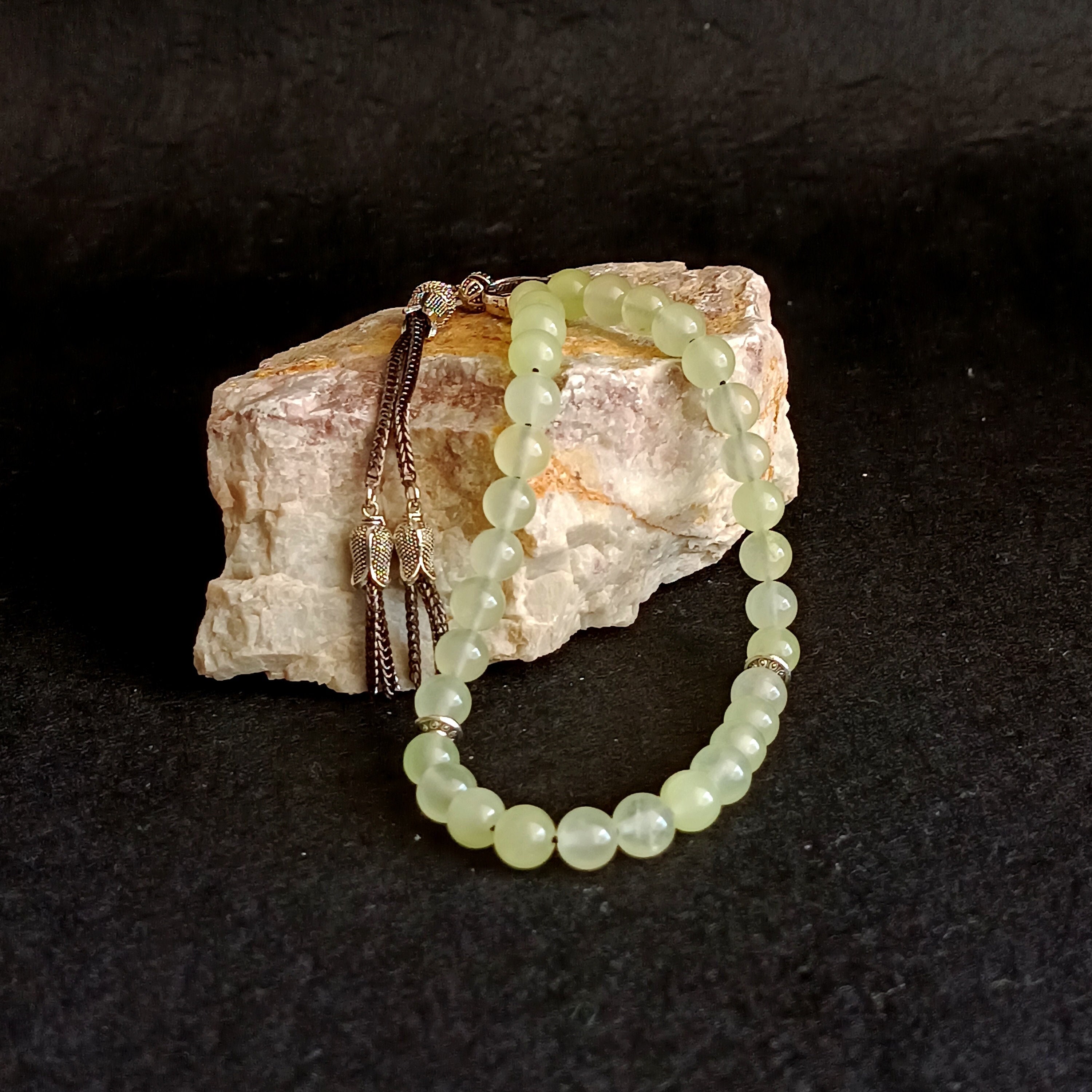 13mm Grade A Myanmar Jadeite Jade Beads For Jewelry Making Diy Bracelet  Necklace Islamic Tasbih Muslim Rosary Bead Accessories