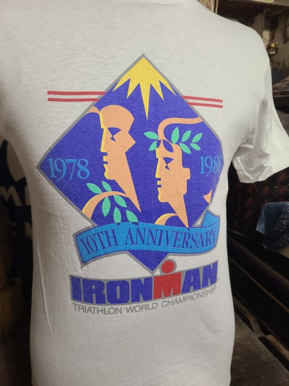 Vintage 1987 Iron Man Triathlon 10th Anniversary … - image 2